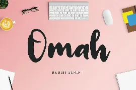 Omah Brush Script Font