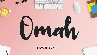 Omah Brush Script Font