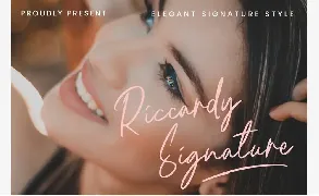 Riccardy Signature Font