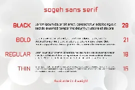 Sogeh font