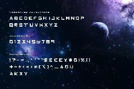 Eternals - Futuristic Space Display Typeface font