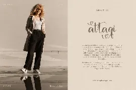 Attena Modern Calligraphy font