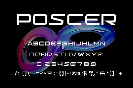 Poscer font