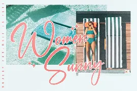 Beach Paradise Modern Handwritten Font