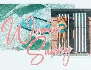 Beach Paradise Modern Handwritten Font