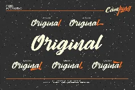 Camping Script Font