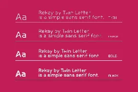 Rekay font