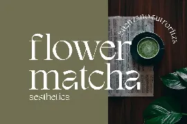 Matcha Creamy | Modern Classic font