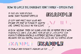 Faircraft Font Family