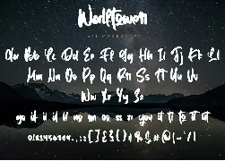 Walftower - Bold Handwritten Font