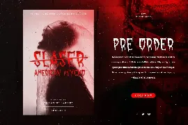 Bloody Mary - Bloody Thriller Typeface font