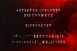 Bloody Mary - Bloody Thriller Typeface font