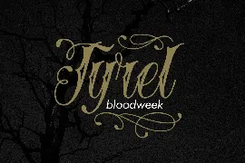 Blessed | Traditional Tattoo Fonts