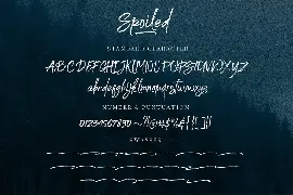 Spoiled Brush Font