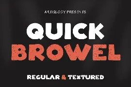 Quick Browel Bold Display Font