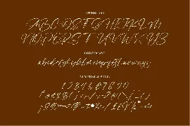 Amatera Hours Modern Signature Font