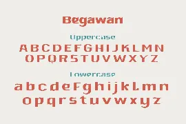 Begawan font