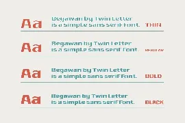 Begawan font