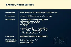 Broxa - Decorative Font