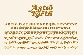 Astro Earth | Retro Display font