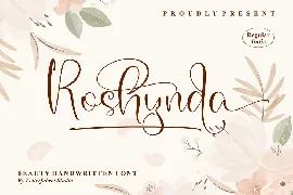 Roshynda Handwritten Font