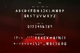 Exorcist - Horror Display Typeface font