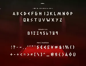 Exorcist - Horror Display Typeface font