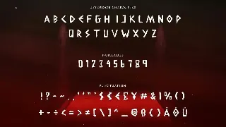 Exorcist - Horror Display Typeface font