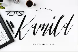 Kamild Calligraphy Font