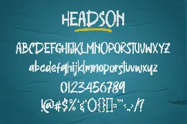 Headson | Display Typeface font