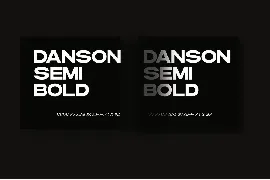 Danson Sans serif Font Family