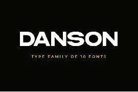 Danson Sans serif Font Family