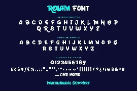 Rolam font