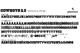 Cowboys 2.0 font