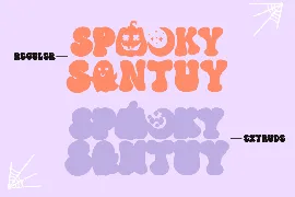 Spooky Santuy - A Playful Font