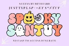 Spooky Santuy - A Playful Font