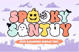 Spooky Santuy - A Playful Font