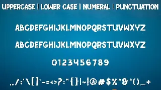 SCARUSH font