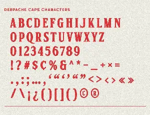 Derphace - Retro Display Font