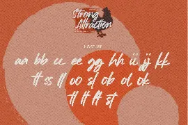 Strong Attraction - Modern Brush Font