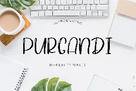 Purgandi Display Font