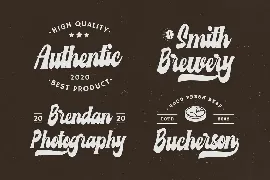 Authentique - Vintage Script font