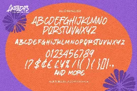 Antodits - Authentic Hand Drawn Typeface font