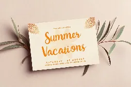 Summer Creamy â€“ Summer Script Font