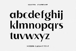 Makota Modern Font