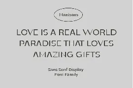 Manisans Display Font Family