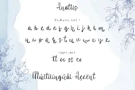 Anattis - Script Font