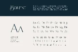 Modern Font - Bollent