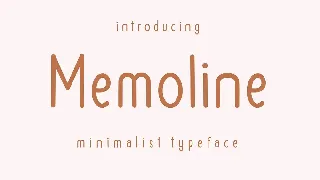 Memoline Font