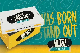 Alltoz - It's Weird Typeface font